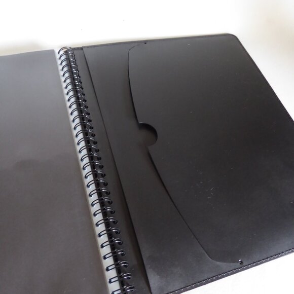 NEW PRAT PARIS PAMPA LEATHER PRESENTATION PORTFOLIO BOOK SHEET PROTECTOR CASE